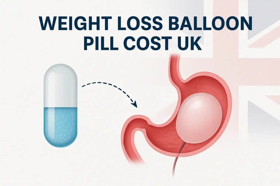 weight loss balloon pill cost UK illustration