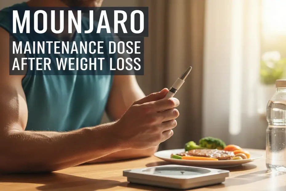 Mounjaro Maintenance Dose After Weight Loss